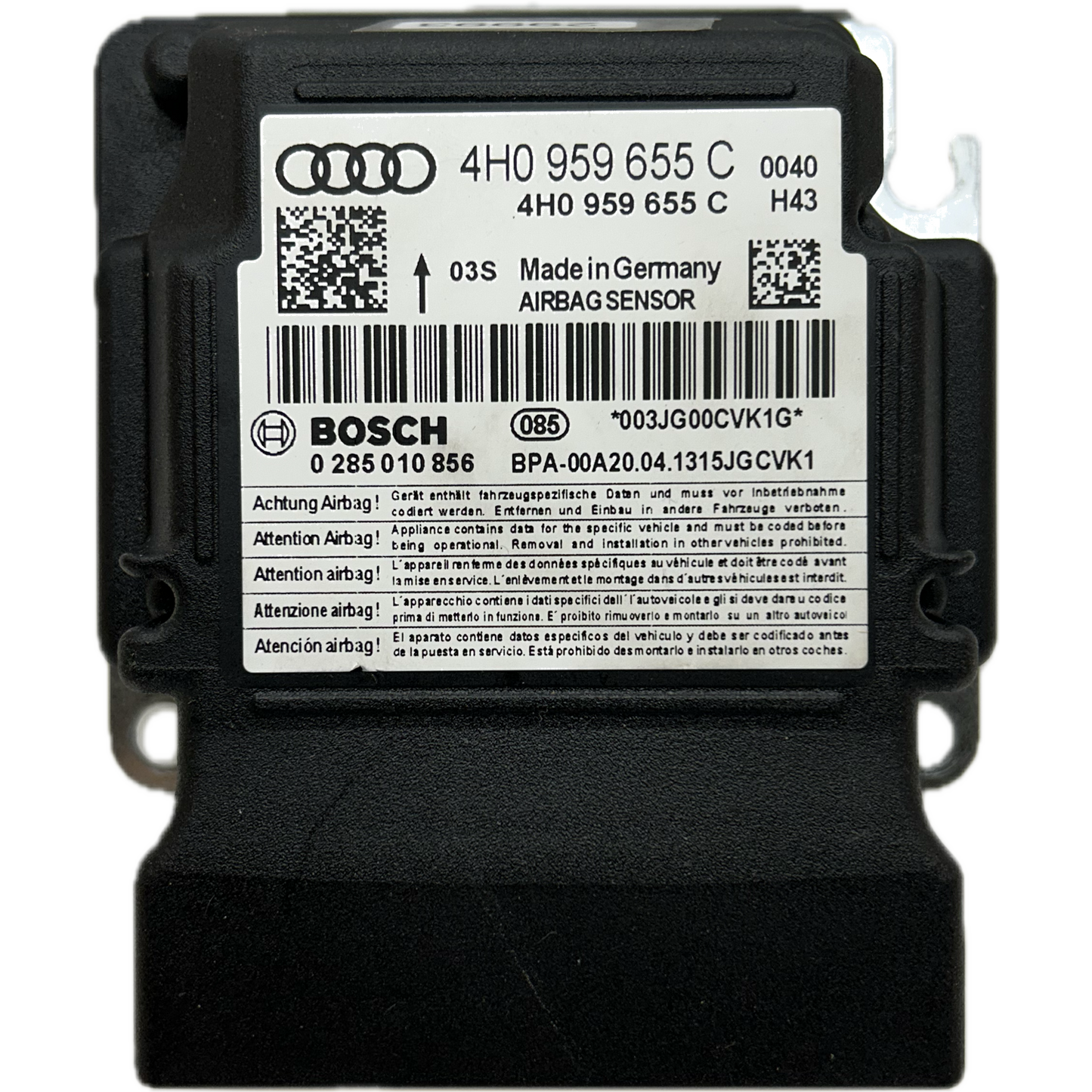 Audi S7 4G Airbag-Steuergerät Reparatur