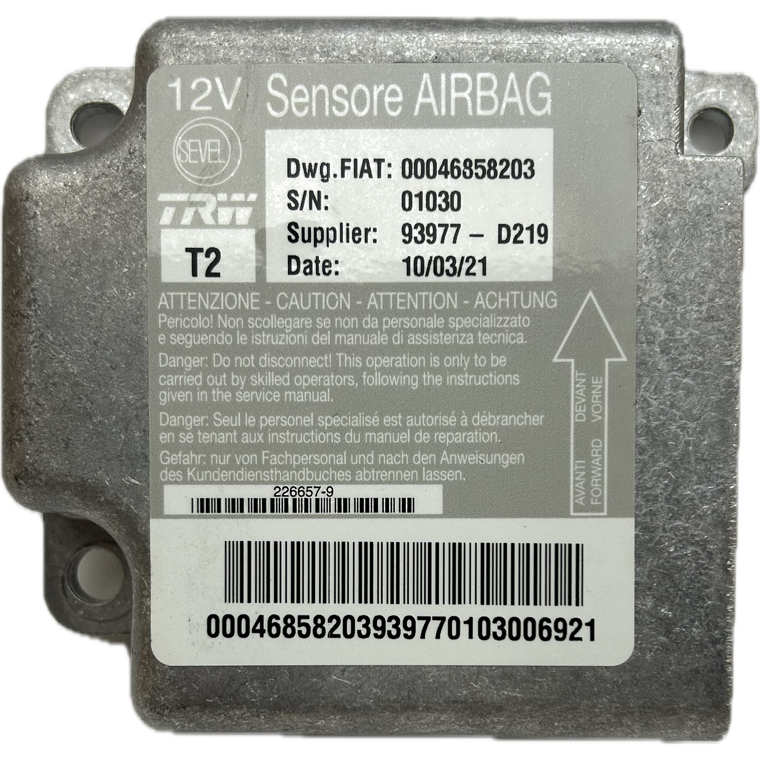 Citroën Relay II Airbag-Steuergerät Reparatur