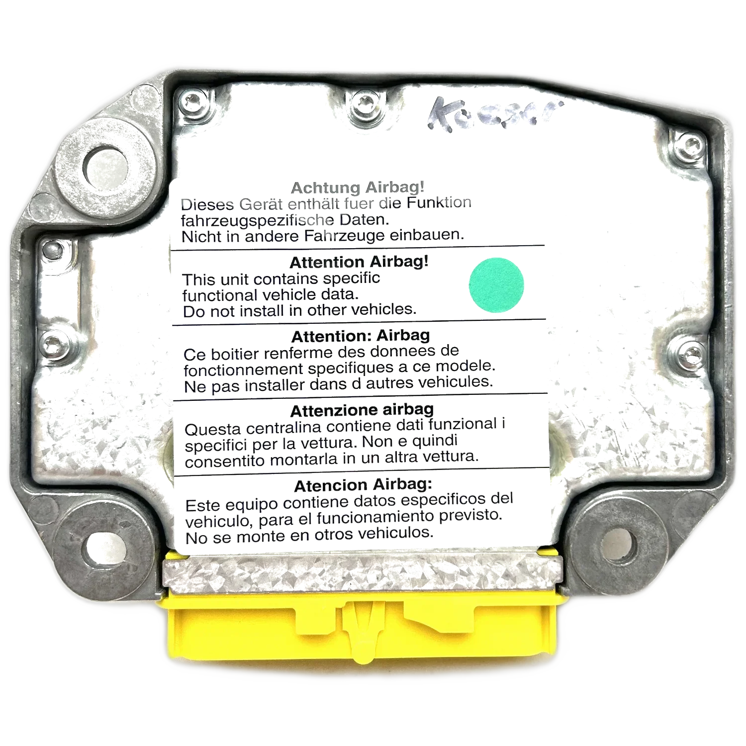 Porsche 911 997 Airbag-Steuergerät Reparatur