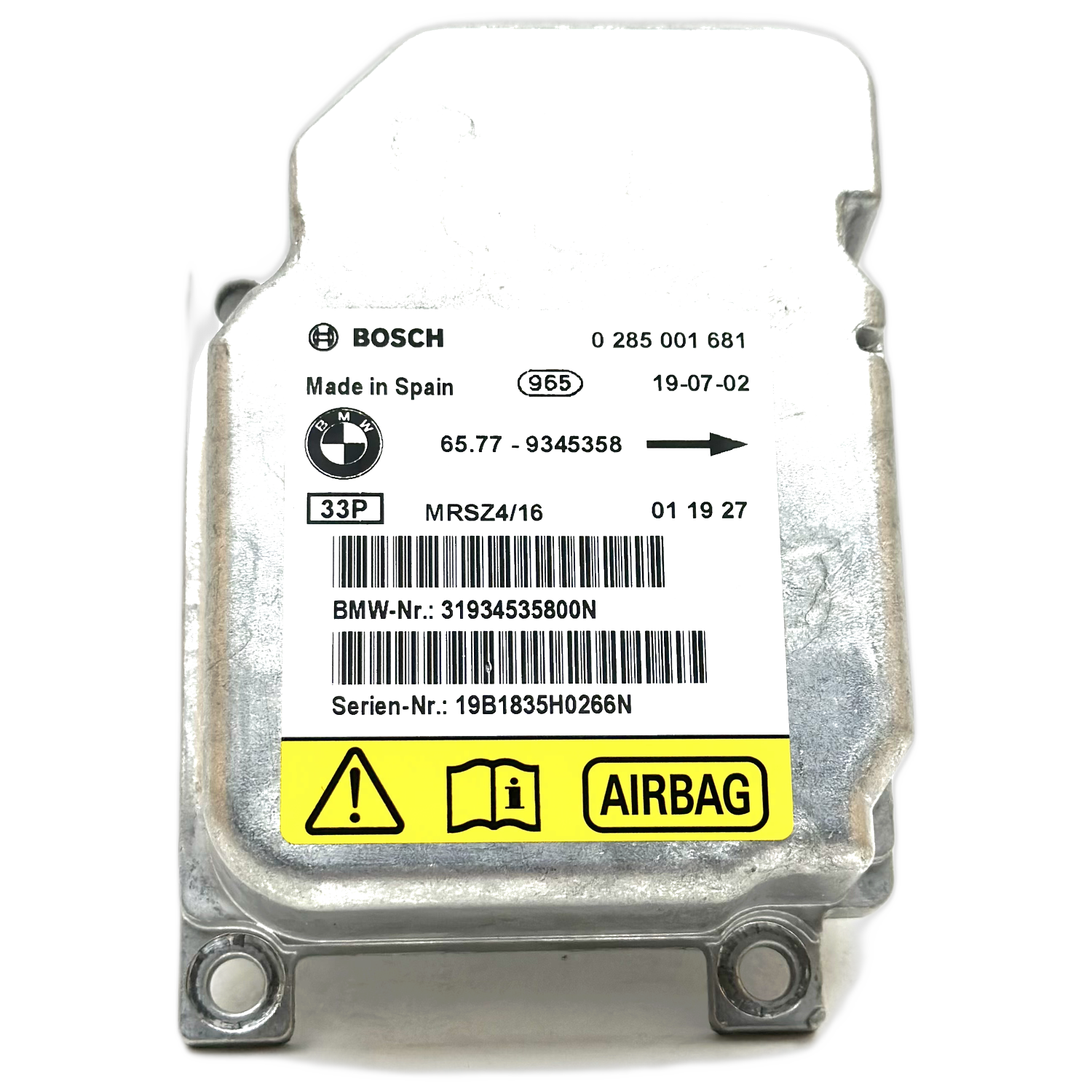 BMW M3 E46 Airbag-Steuergerät Reparatur