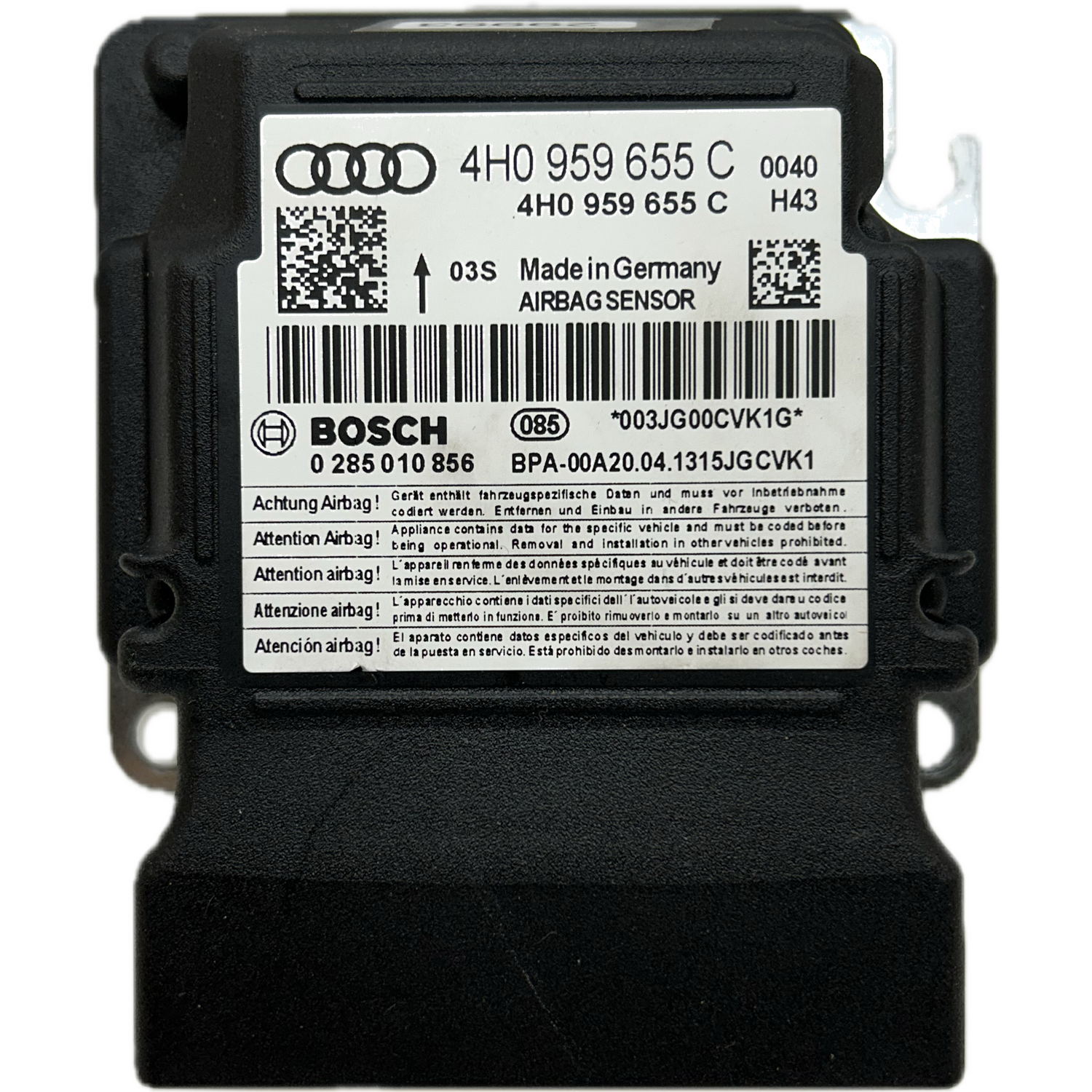 Audi S6 C7 Airbag-Steuergerät Reparatur