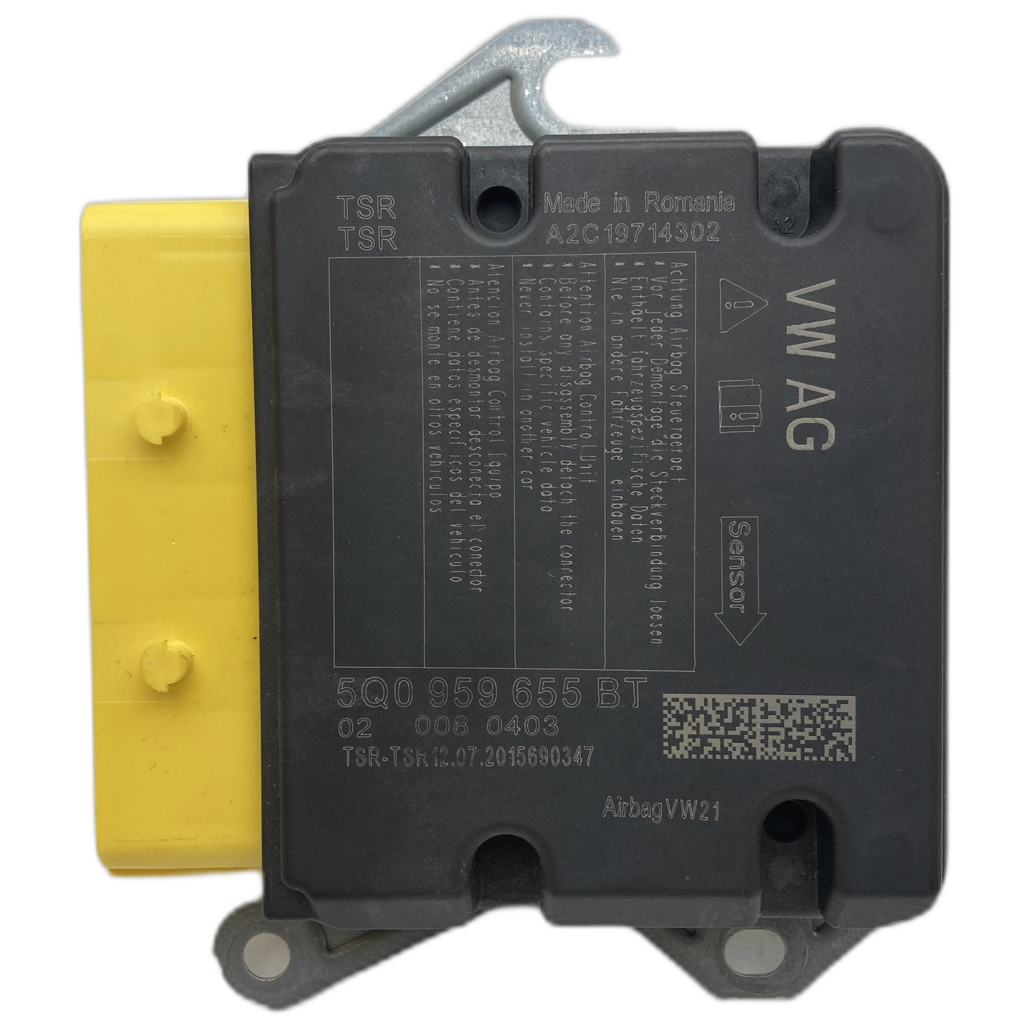 Volkswagen Touran 5T Airbag-Steuergerät Reparatur